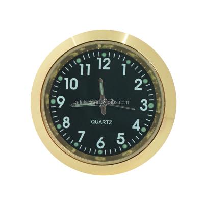 China Classic 36mm Car Watch Quartz Clock Insert Luminous Mini Automotive Decor Glow Watch Insert Head for sale