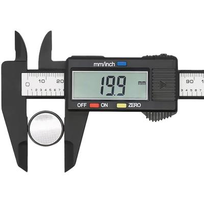 China Carbon Fiber 0-150mm Factory Price Digital Plastic Vernier for sale