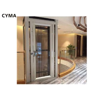 China New Customized Villa Used 400 Kg Modern Model Home Elevator Lifts Small Home Elevator Glass-Glass Home Elevator Kit zu verkaufen