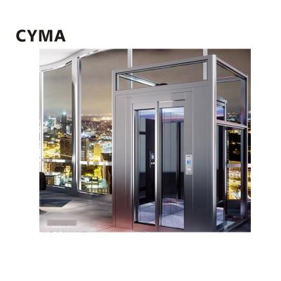 China Factory New Designs Modern Cheap Price Direct Selling Small Glass Home Elevator Home Lift Kit 400kg zu verkaufen