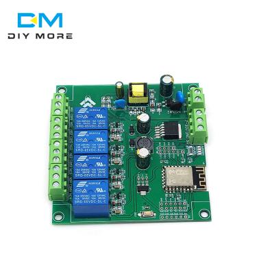 China ESP8266 AC/DC ESP8266 WIFI 4 routes relay module development board module new for sale