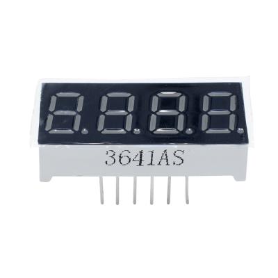 China 0.36 Inch 4bit 4 Bit Digital Common Tube Red Cathode Digit LED Display 7 Inch 0.36