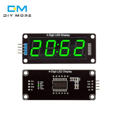 China 7 Segment 0.56 Inch Digital Tube Clock Dual Dots Module TM1637 4 Digit LED Display For Ard Uino 012580LV Hot for sale