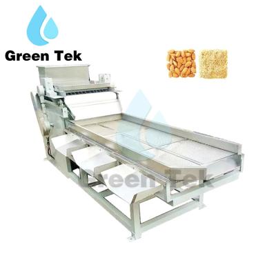 China Hotsale GreenTek High Efficiency Root Food Seal Peeler Carrot Sweet Potato Washing Cleaning Peeling Machine for sale