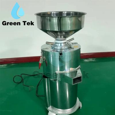 China High efficiency hotsale GreenTek peanut butter machine high quality stainless steel tofu press making machine soymilk maker price for sale