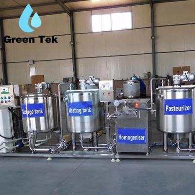 China High Efficiency GreenTek 2023 Custom Design Pasteurization 150L Daily Batch Milk Machine 250L 300L 500L Small Juice Milk Pasteurizer Plant for sale