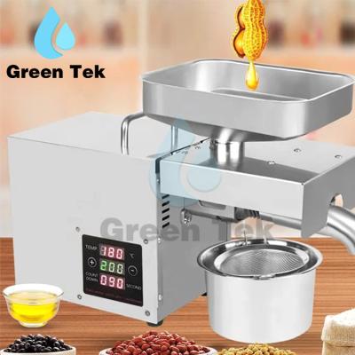 China 2023 High Quality Hydraulic Oil Press Machine GreenTek Peanut Coconut Oil Extractor Machine High Efficiency Oil Olive Oil Press Hydraulic Machine for sale