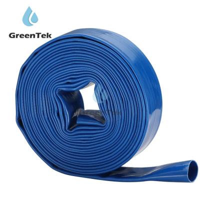 China Anti-UV underground farm irrigation 8 inch layflat hose high pressure layflat hose high pressure layflat hose for sale