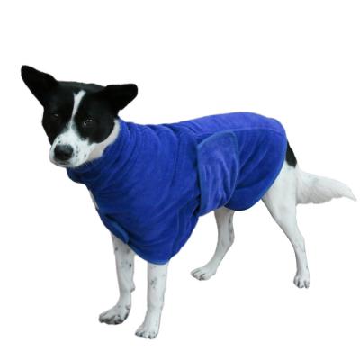 China Viable Absorbent Pet Bathrobe Microfiber Dog Bathrobe Drying Towel Puppy Towel for sale