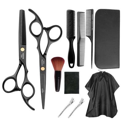 China New Design Cheap Price Thinning Scissors 2022 Professional Home Use 6 Inch Stainless Steel Hair Cutting Shears Styling Tools Barber Scissors Kit for sale