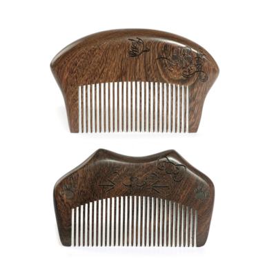 China Comfortable High Quality Exquisite Workmanship Small Wooden Baby Hair Comb Sets for sale