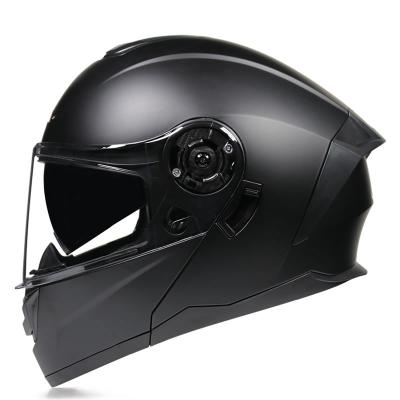 China Flip Up Helmet Double Glasses Flip Up Helmet for sale