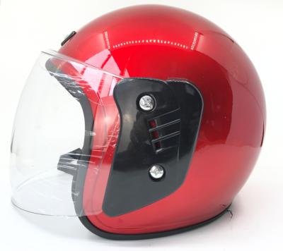 China PP/Plastic half motorcycle helmet, helmet for motorbike with various colors and safe high quality, factory direct sale for sale