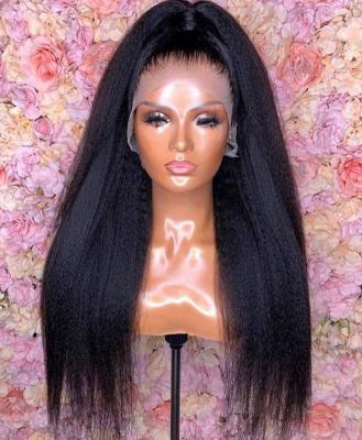 China Natural Body Wave 13x4 Human Hair Wig Vendors, Brazilian Hair Curly Straight Wig Wholesale, 100% Cuticle Aligned Lace Frontal Wig For Black Women for sale