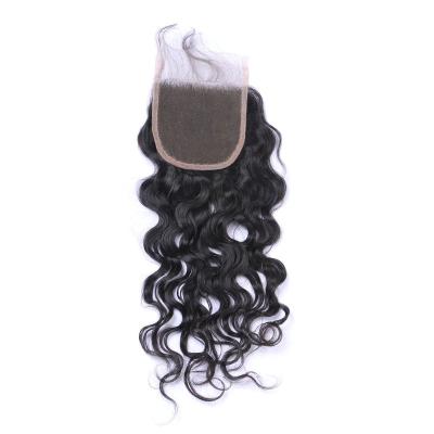 China ALL 4x4 5x5 6x6 13x6 Lace Frontal Closure 100 Brown Swiss Lace Frontal Human Hair Closure for sale