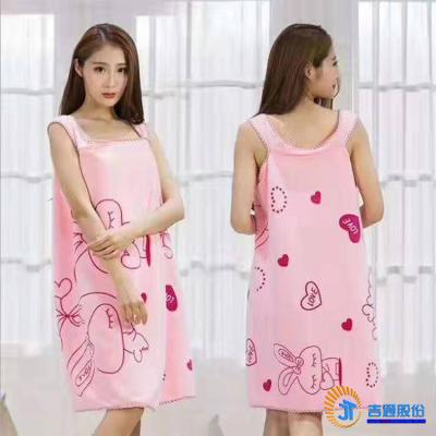 China High Quality Comfortable Compressed Microfiber Bath Towel Bath Magic Skirt for sale