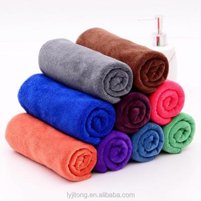 China Best Selling Compressed Microfiber Hair Salon Towel Strong Water Absorbent Quick Drying Towel for sale