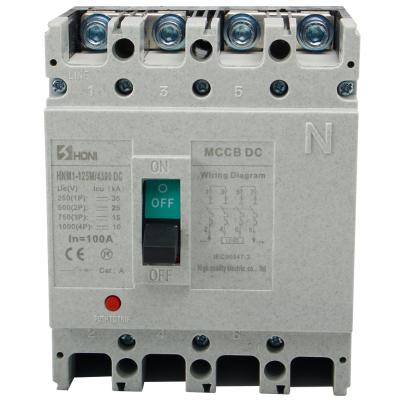 China B 4P MCCB 125A 250A 400A 630A 800A Solar DC 1000V MOLD CASE BREAKER for sale