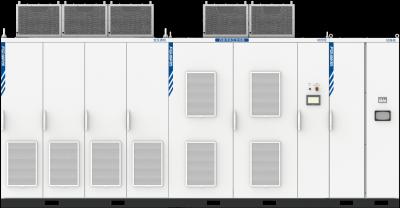 China Respuesta rápida 200kW-3250kW Cuatro inversores de cuadrantes de onda senoidal múltiplexada SPWM en venta