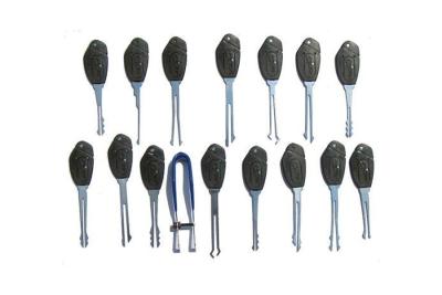 China KLOM 10 Piece Wafer Lock Rake Pick Set for sale