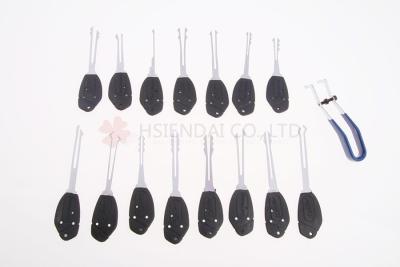 China KLOM 15 Piece Wafer Lock Rake Pick Set for sale