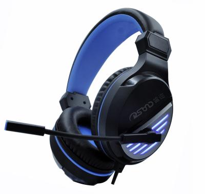 Chine le casque de jeu de câble de 2.2m avec le RVB, allument des écouteurs à vendre