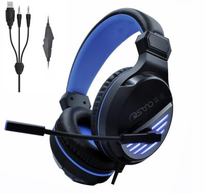 China ABS Illumination Gaming Headset Surrounding Stereo Headphone for PC for sale