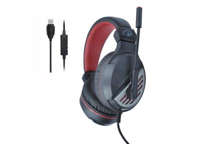 China 2.2M PC Headphones With Mic Usb 50mm Driver Ergonomically Design for sale