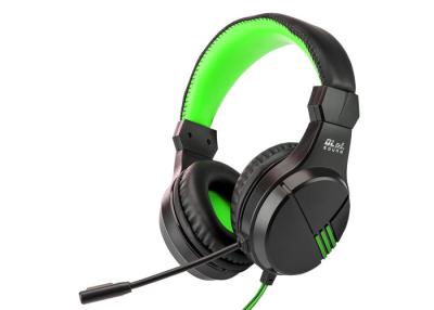 China 3V PS4 PS5 Gaming Headset 25000Hz  Green Lightweight Braided Cable for sale