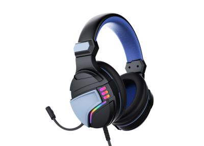 Chine Écouteurs en acier de jeu du câble LED du casque 2.2m de jeu de l'ABS RVB de la FCC Ps4 d'USB à vendre