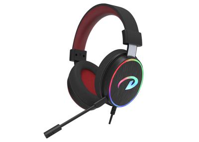 Chine Casque léger Mirophone détachable de jeu d'Odm RVB de 7 couleurs à vendre