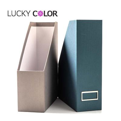 China Office Supplies File Folder Box A3 A4 A5 Office Documents Storage Box Eco-friendly Hard Folder for sale