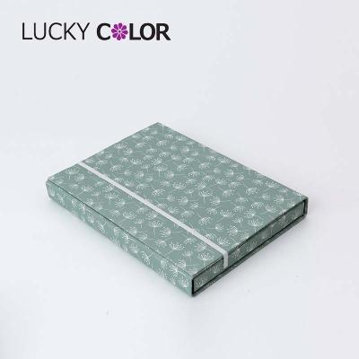 China Sponsor Manufacturer Colorful Cardboard Material Handmade Top Document Storage Set Bins Foldable Paper Storage Box for sale