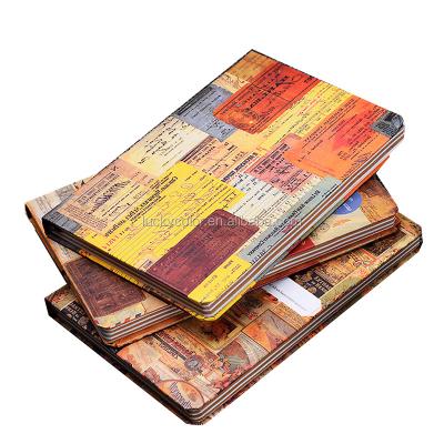 China Wholesale High Quality Printed Old Fashion Style Hard Cover Notebook for sale