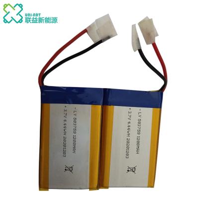 China Wholesale POS Machine A Grade 3.7v Lipo Battery 1200mah 503759 Lithium Polymer Rechargeable Batteries for sale