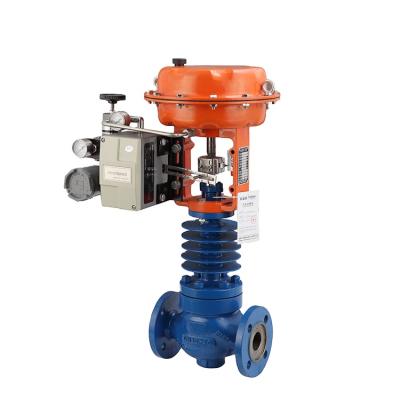 China General Zjhm Series Upper Guide Sleeve Wcb Diaphragm Operated Pneumatic Control Globe Valve High Temperature Control Valve for sale