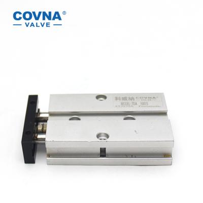 China Hotels TDA Series 3 Twin Rods Twin Shaft Double Acting Pneumatic Cylinder for sale