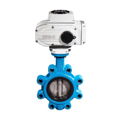 China General API 605 Lug Type Electric Motorized Water Flange Automatic Butterfly Valve for sale