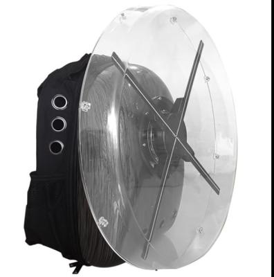 China DZ52 New Product Indoor Backpack Holographic 3d Naked Eye Advertising 3D Hologram Led Fan for sale