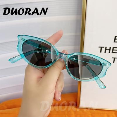 China Ladies Fashion Punk Trending Eyewear Small Cat Eye Sunglasses Women Vintage Sun Glasses for sale