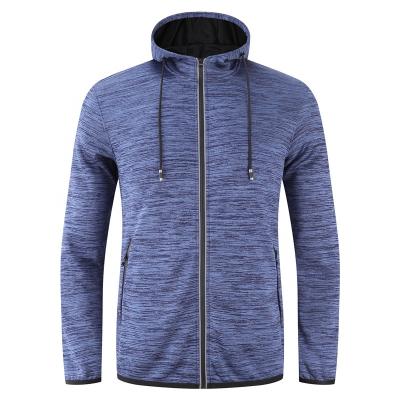 China Custom Wholesale Polyester Men's Zipper Breathable Men's Winter Jacket Sweatshirt Hoodies With Pocket for sale