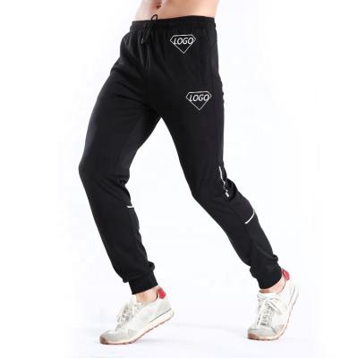 China Custom Logo Tapered Jogger Pants Men Breathable Custom Track Pants Skinny Fit Gym Joggers Running Trousers for sale