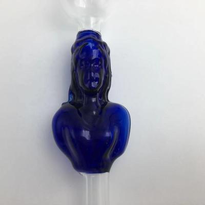 China 2021 Hot-selling handmade European American glass smoking pipes smoking accessories hand tube pipe glass tips for sale