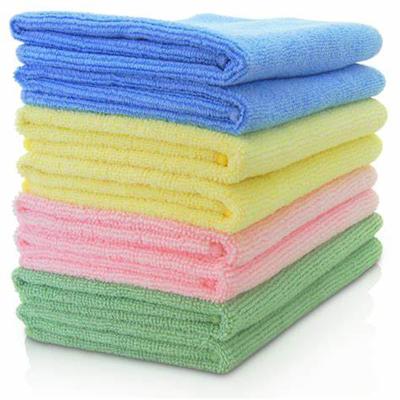 China Viable Microfiber Cleaning Cloth Cloth Cloth Sponge For Car Wash Auto Care Large Thick For Glass Kitchen Dish for sale