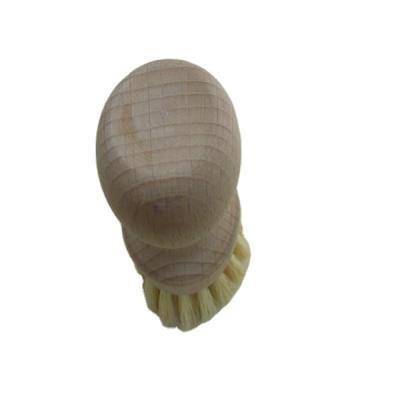 China 6cm Viable Diameter Wooden Pot Cleaning Brush for sale