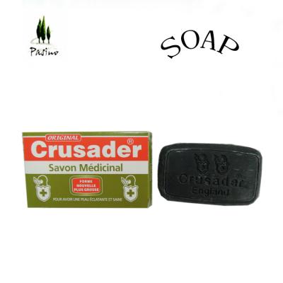 China ANTISEPTIC crusader medicated black soap for sale