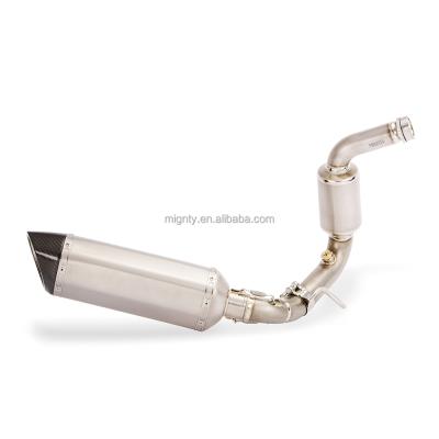 China All Models Universal Motorcycles Accessaries Motorcycle Exhaust Pipe Titanium Alloy Quiet And Parts And Stainless Steel for sale