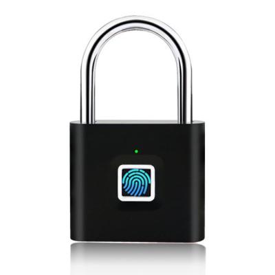 China Zinc alloy home electronics lock fingerprint padlock IP56 smartlock candado smart inteligente waterproof keyless for sale