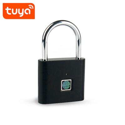 China Smart home electronics sport locks candado smartlock OEM tuya padlock fingerprint lock office hotel apartment smart inteligente IP56 for sale