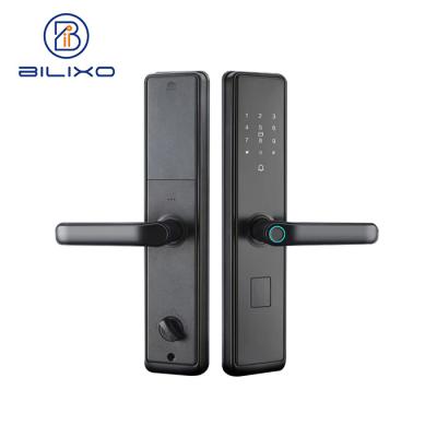 China Office hotel apartment home security dead bolt fingerprint smart lock for electronic home metal door locks front door locks rim cylinder knob candado smart for sale